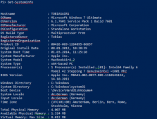 PowerShell 獲取系統信息的函數