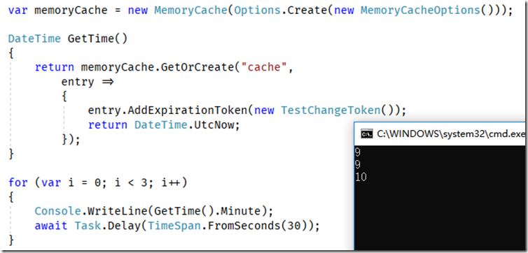 .NET Core系列之MemoryCache 緩存過期