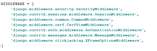 Django全局啟用登陸驗證login_required的方法 Django全局啟用登陸驗證login_required的方法