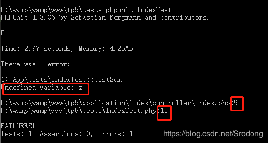 ThinkPHP5與單元測試PHPUnit使用詳解