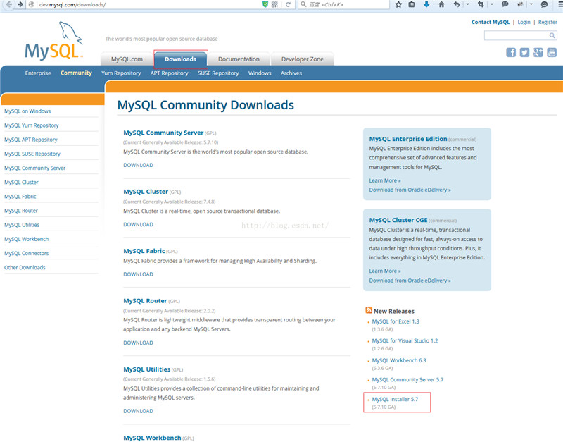 mysql 5.7.10 安裝配置方法圖文教程