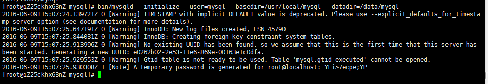 mysql 5.7.13 安裝配置方法圖文教程(linux)