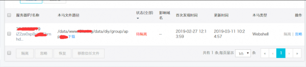 阿里云服務器網站發現后門該怎么處理