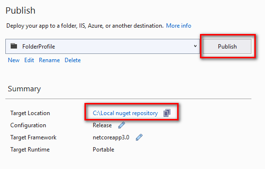 .NET Core中創建和使用NuGet包的示例代碼