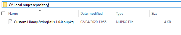 .NET Core中創建和使用NuGet包的示例代碼