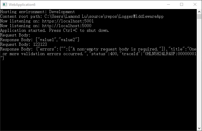ASP.NET Core自定義中間件如何讀取Request.Body與Response.Body的內容詳解