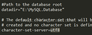 mysql默認編碼為UTF-8 通過修改my.ini實現方法