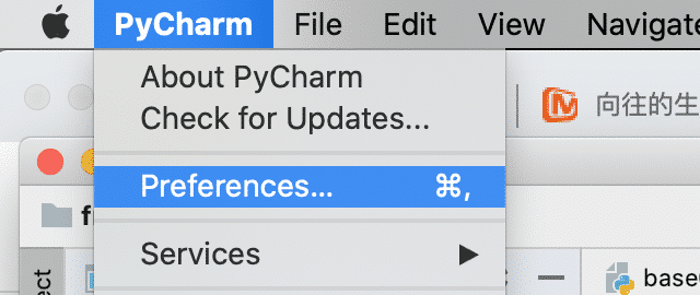 如何在mac版pycharm選擇python版本