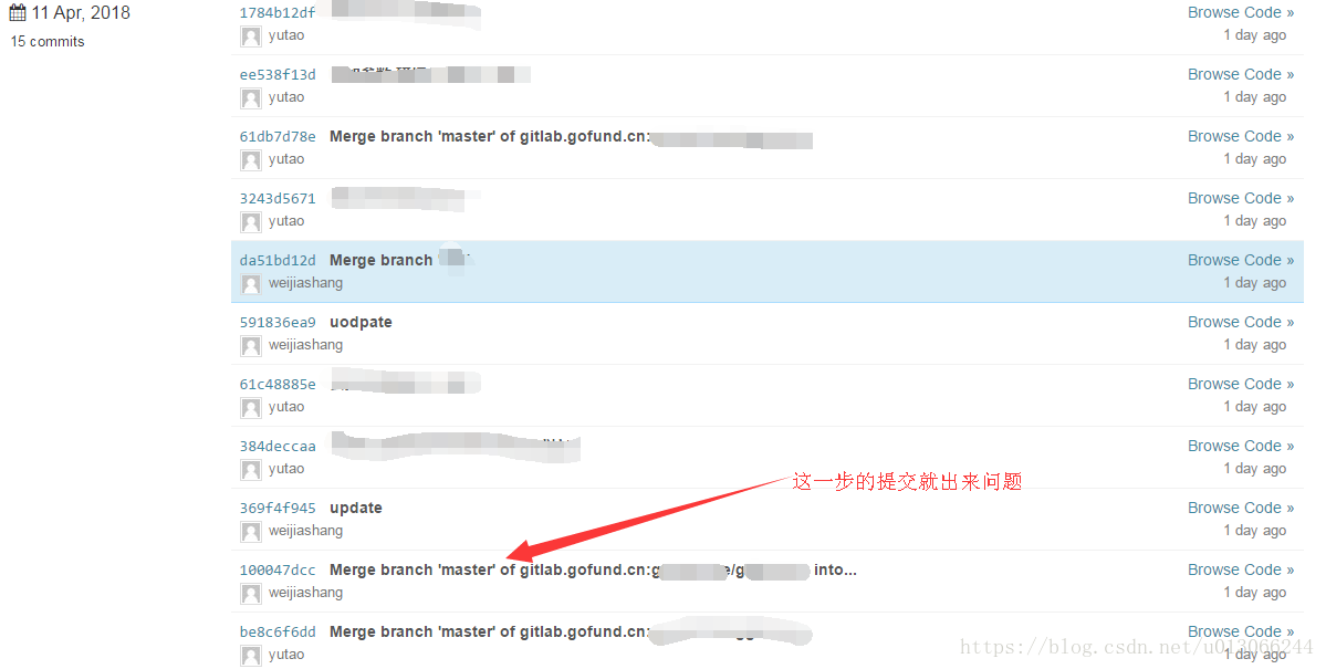 git 優雅的撤銷中間某次提交方法