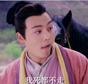 關于你走不走表情包 少年四大名捕陳偉霆你不走我走表情