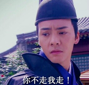 關于你走不走表情包 少年四大名捕陳偉霆你不走我走表情