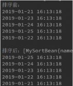 java 實現Comparable接口排序,升序、降序、倒敘