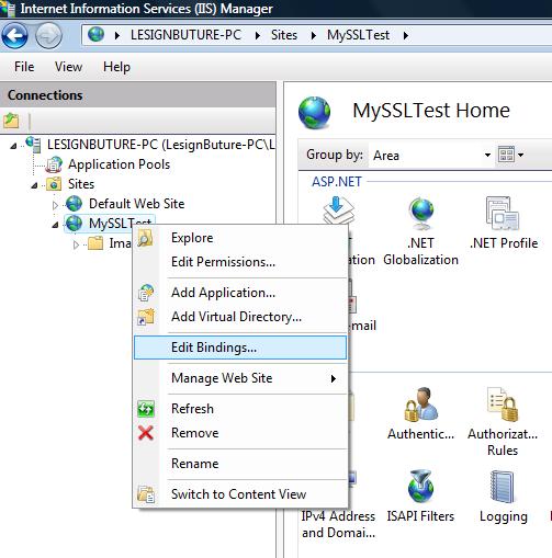 在win2008 r2 英文版 IIS7.5上配置Https,SSL的方法