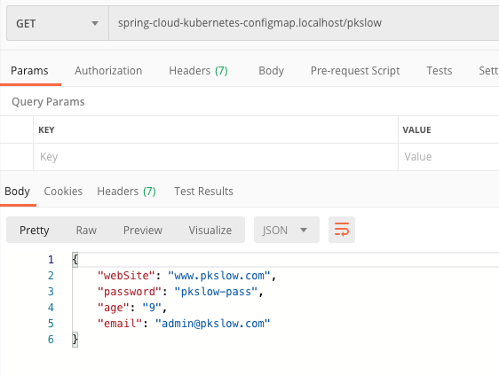 Springboot整合Spring Cloud Kubernetes讀取ConfigMap支持自動刷新配置的教程
