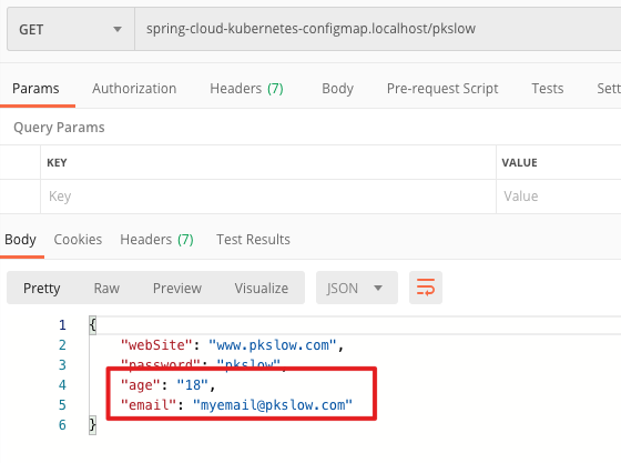 Springboot整合Spring Cloud Kubernetes讀取ConfigMap支持自動刷新配置的教程