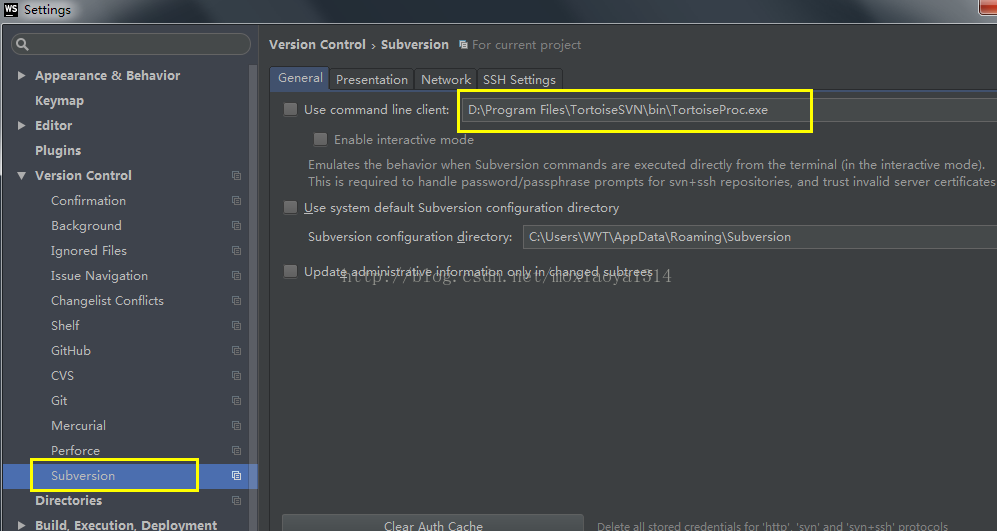 Webstorm2017上SVN插件安裝的方法步驟