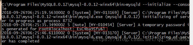 Windows下mysql 8.0.12 安裝詳細教程