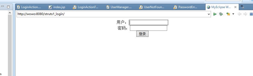 struts1實現(xiàn)簡單的登錄功能實例（附源碼）