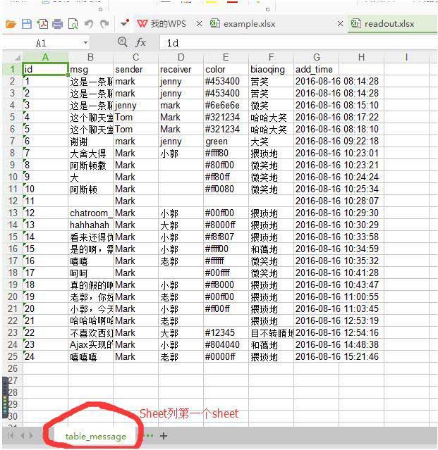 Python實現將數據庫一鍵導出為Excel表格的實例
