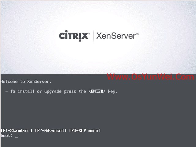 linux XenServer 6.2安裝圖解教程