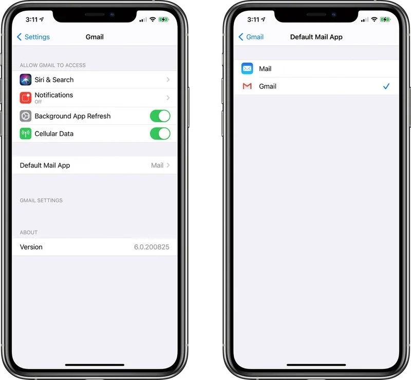 谷歌 Gmail 現可設置為 iOS 14/iPadOS 14 默認郵件應用