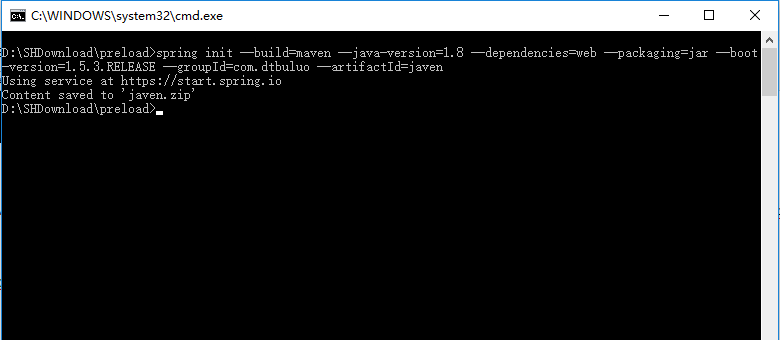詳解spring Boot Cli的配置和使用