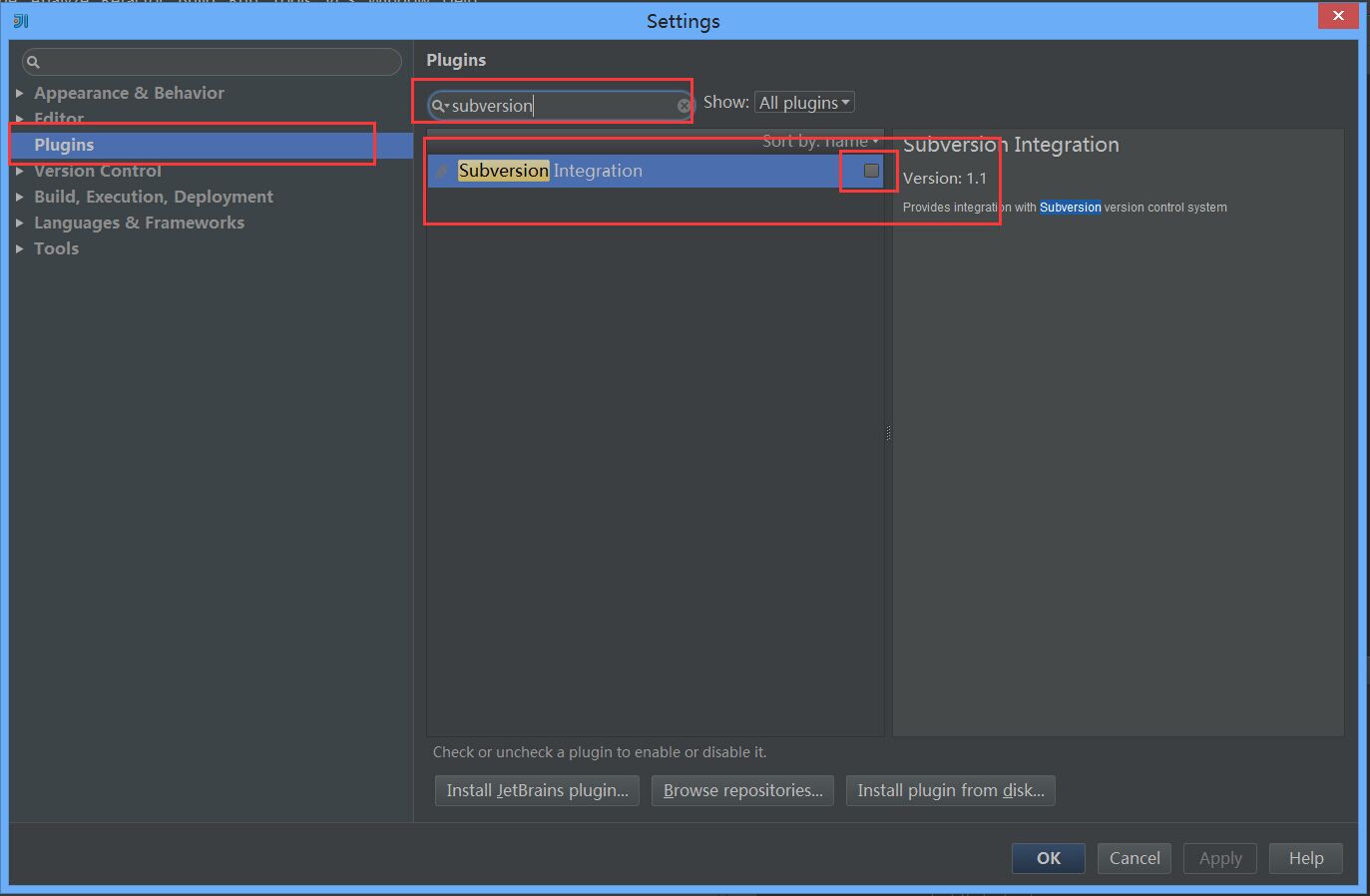 Intellij IDEA 配置Subversion插件實現步驟詳解