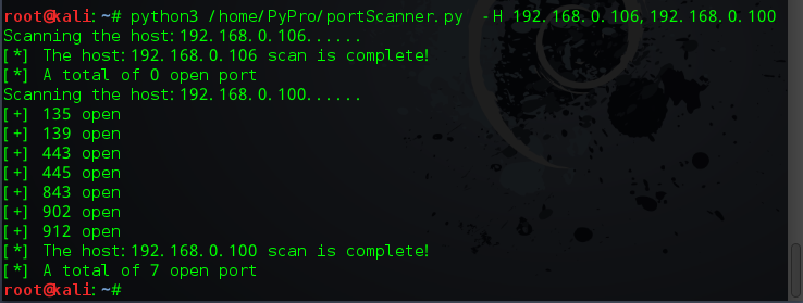 使用Python3制作TCP端口掃描器
