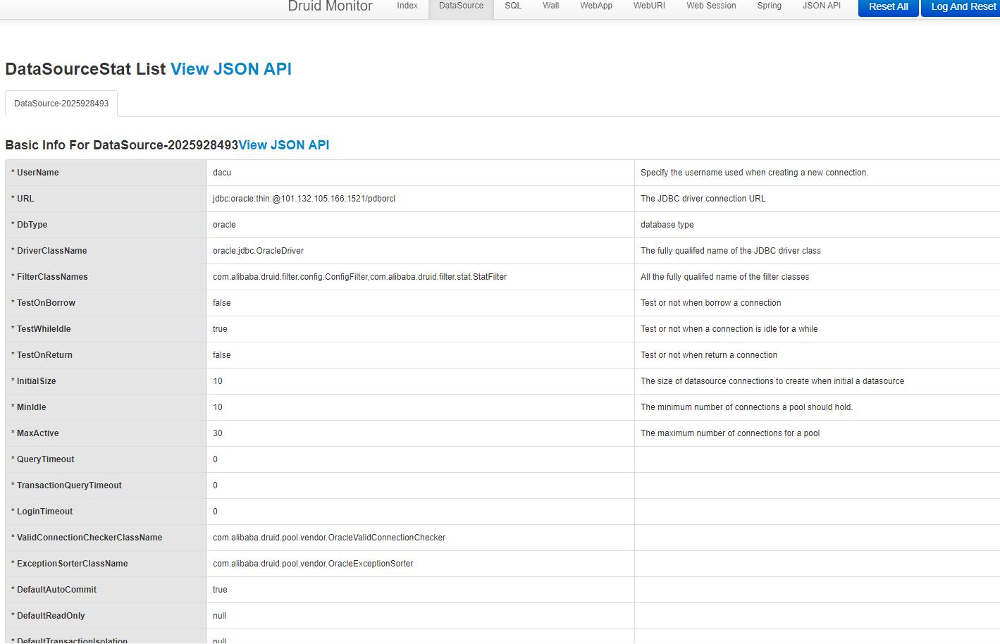 SpringBoot集成Druid監(jiān)控頁面最小化配置操作