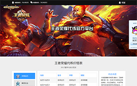 王者榮耀排位游戲代練接單網站HTML源碼(帶手機版)