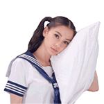 angelababy水手服表情 angelababy微信gif表情