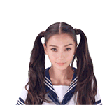 angelababy水手服表情 angelababy微信gif表情