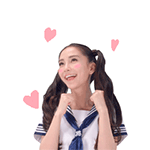 angelababy水手服表情 angelababy微信gif表情