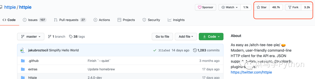 GitHub上十大很火的Python項目，最后一個竟然是它！