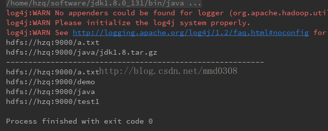 JAVA操作HDFS案例的簡單實現