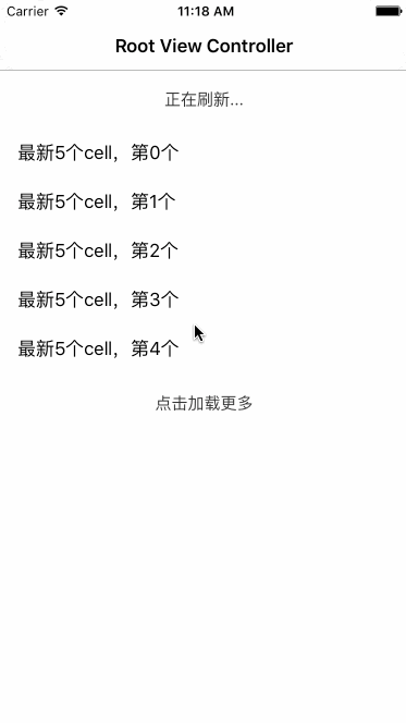 Swift版使用ThPullRefresh實現下拉上拉刷新數據