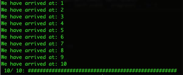 Python實現控制臺中的進度條功能代碼