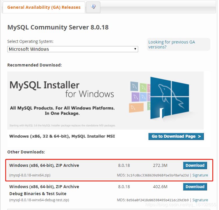 windows下安裝mysql8.0.18的教程(社區(qū)版)