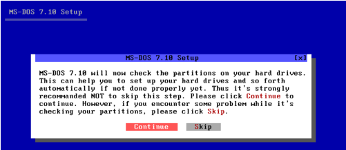 VMware12中MS-DOS 7.10安裝圖文教程