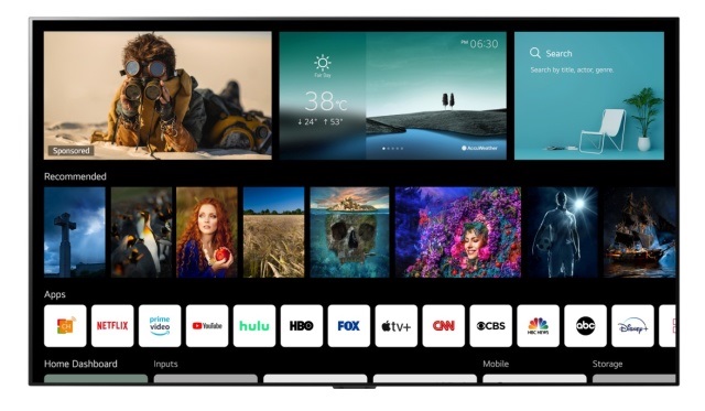LG 發布 webOS 6.0 電視系統：全新 UI，支持遙控器 NFC 傳輸