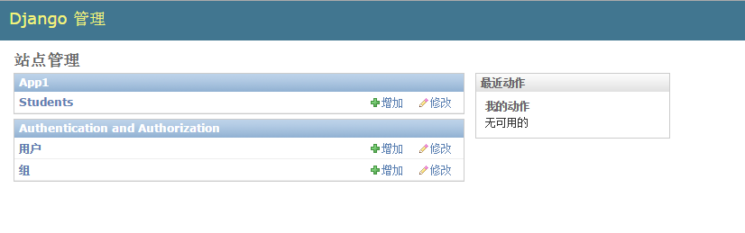 Python學(xué)習(xí)之Django的管理界面代碼示例