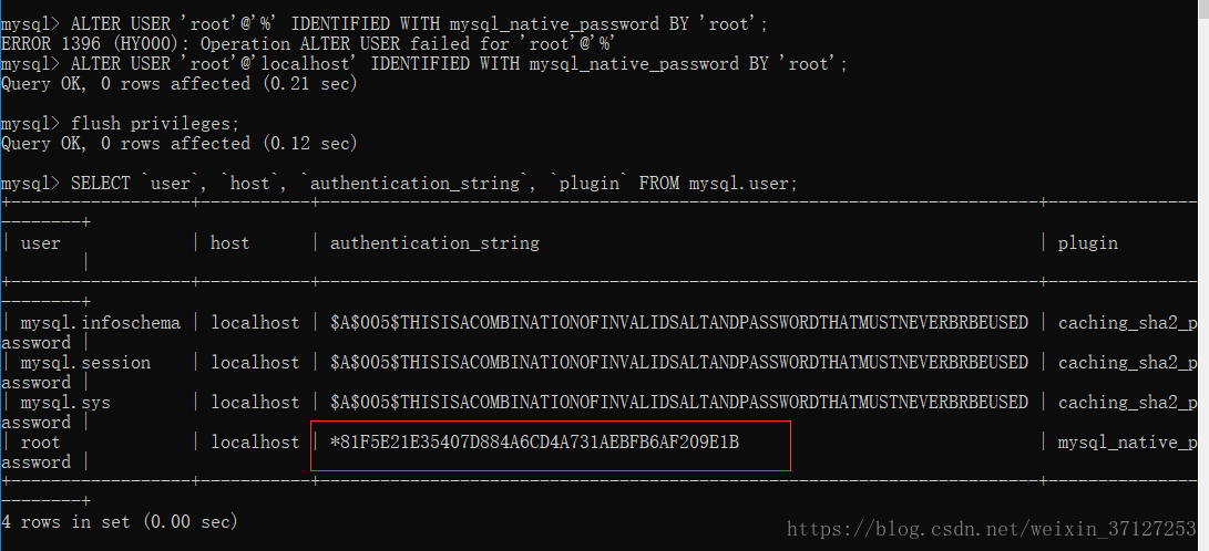 mysql安裝navicat之后,出現2059,Authentication plugin及本地鏈接虛擬機docker,遠程鏈接服務器