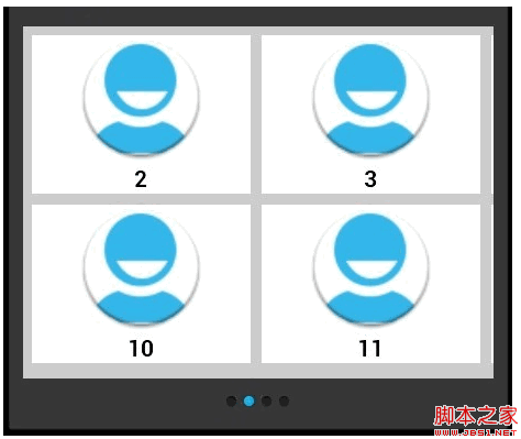 Android中實現多行、水平滾動的分頁的Gridview實例源碼