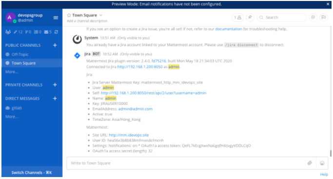 Mattermost+Jira集成加速DevOps工作流程 Mattermost+Jira集成加速DevOps工作流程