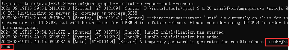 MySQL8.0.20壓縮版本安裝教程圖文詳解