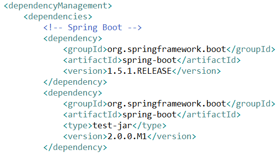 spring boot的maven配置依賴詳解