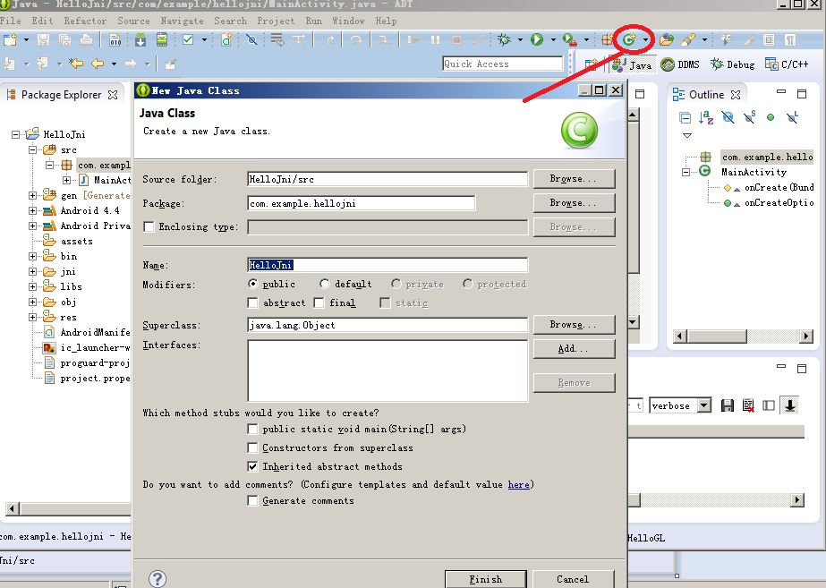 安卓應(yīng)用開(kāi)發(fā)通過(guò)java調(diào)用c++ jni的圖文使用方法