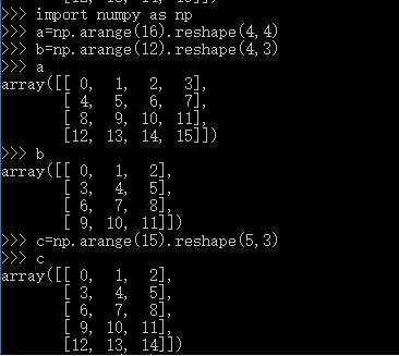 numpy 進(jìn)行數(shù)組拼接,分別在行和列上合并的實例