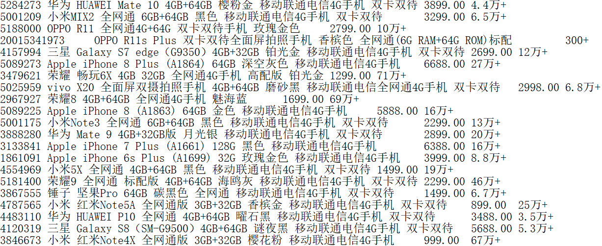 Java爬蟲實現爬取京東上的手機搜索頁面 HttpCliient+Jsoup
