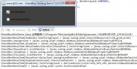 Java Swing組件定制CheckBox示例